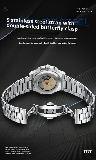 Reloj Mecánico Automático Luminoso Impermeable de Gran Tamaño - Image 8