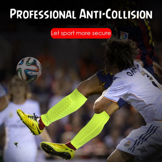 Protectores de Espinilla Deportivos con Mangas Compresivas para Fútbol y Baloncesto - Image 3
