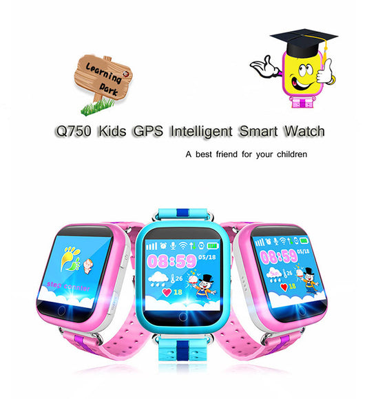 Reloj Inteligente GPS para Niños Q750 con Pantalla Táctil y Llamadas SOS - Image 2