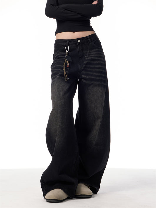 Pantalones Vaqueros Rectos Oversized Vintage Pierna Ancha - Image 18