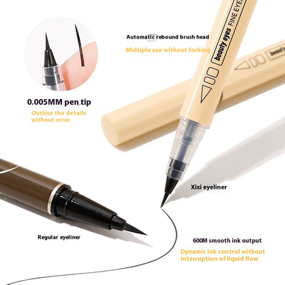 Delineador Ultrafino Impermeable Sin Transferencia - Maquillaje Profesional - Image 5