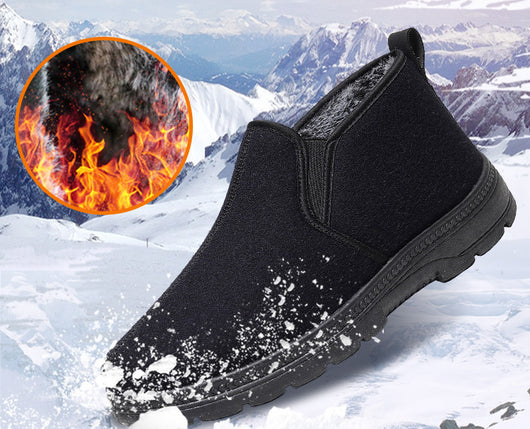 Zapatos Cálidos Estilo Pekín con Forro de Conejo y Caña Alta - Image 14