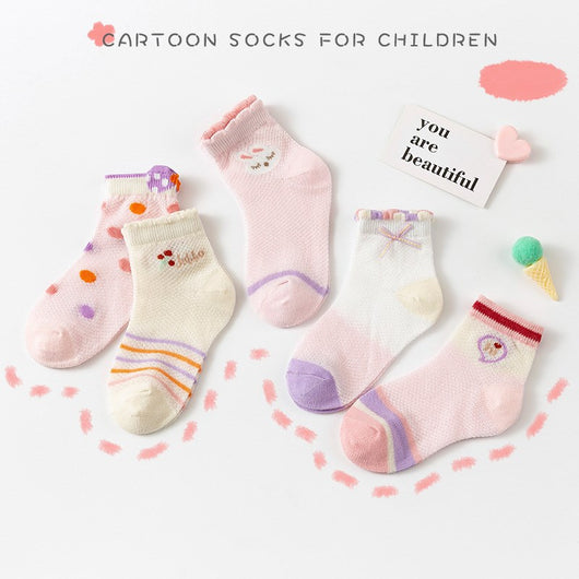 Calcetines de Algodón Transpirable para Bebé - Comodidad de Verano - Image 17