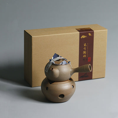 Juego de Tetera y Tazas de Cerámica para Té y Infusiones