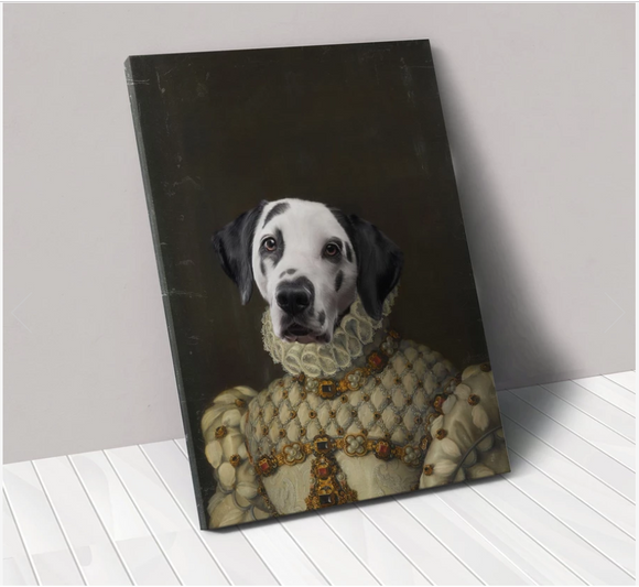 Retrato Personalizado de Mascota en Lienzo - Arte Nórdico para Pared