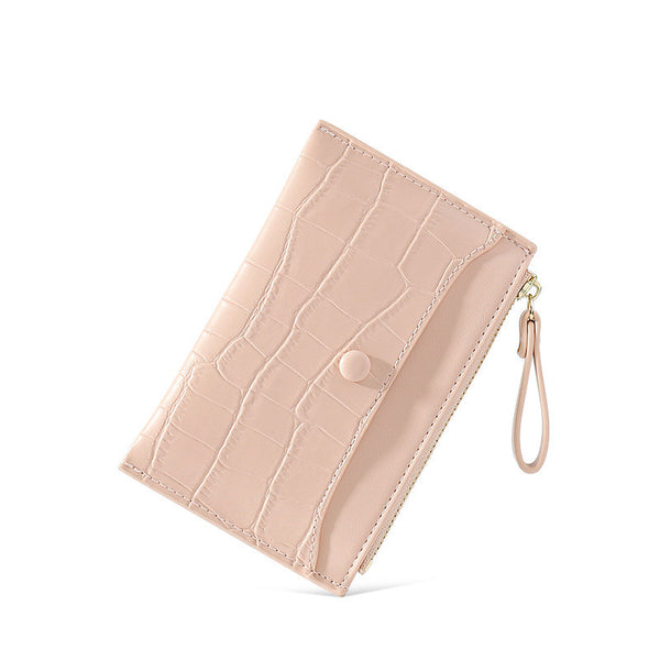 Billetera Compacta Multiranura para Mujer - Cartera Monedero PU Ultradelgada