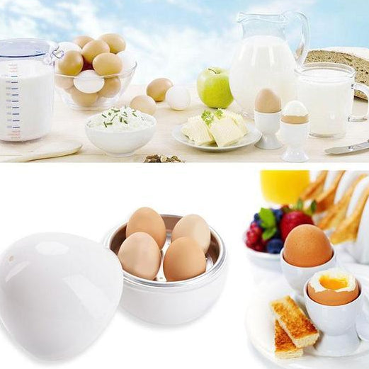 Cocinador de Huevos Miniatura - Cocedor Rápido para Microondas
