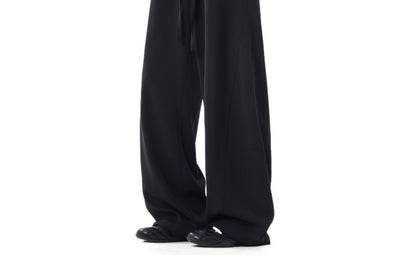 Pantalones Casuales de Corte Elegante con Detalles de Costura para Hombre - Primavera y Verano - Image 12