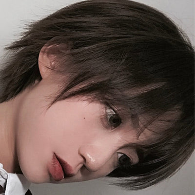 Pelucas con Flequillo para Hombre y Mujer - Cabello Corto y Natural - Image 17