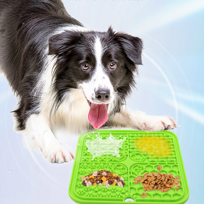 Plato Silicona Ventosa Masticable para Mascotas - Comedero Interactivo