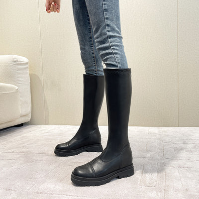 Botas Altas Estilo Británico para Jinetes con Aumento de Altura Interno - Image 9