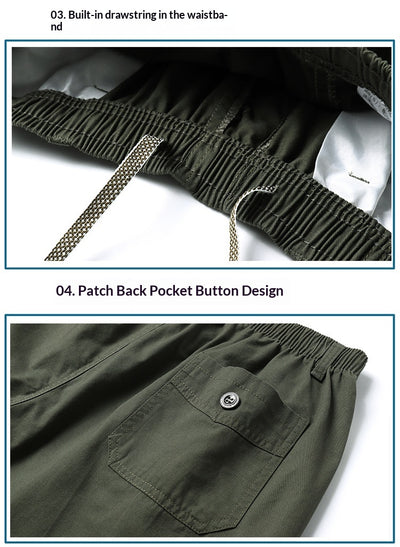 Shorts de Trabajo Casuales Holgados para Hombre - Image 12