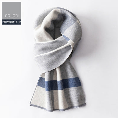Bufanda Cuadros para Hombre Reversible - Abrigo Invierno Doble Cara - Image 17