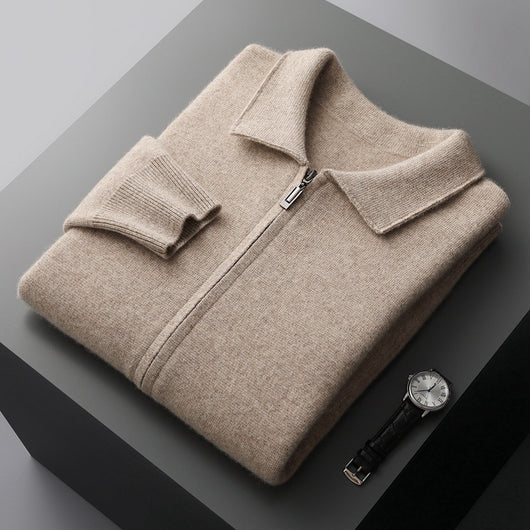 Cardigan Saco Tejido Oversize con Solapas Gruesas para Hombre - Image 3