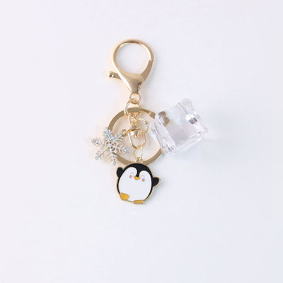 Llavero Oso Polar y Pingüino con Aceite Flotante - Diseño Iceberg - Image 7