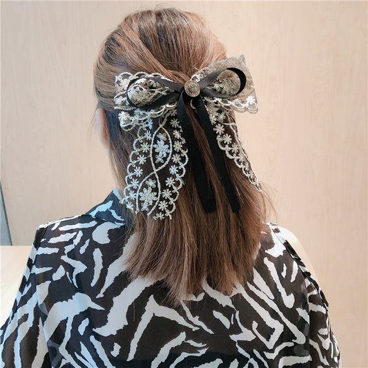 Pasadores con Moño de Encaje para Mujer - Image 2