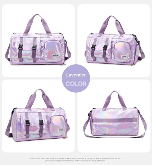 Bolsa de Yoga y Fitness Perlada Multicolor con Compartimento Seco-Húmedo - Image 35