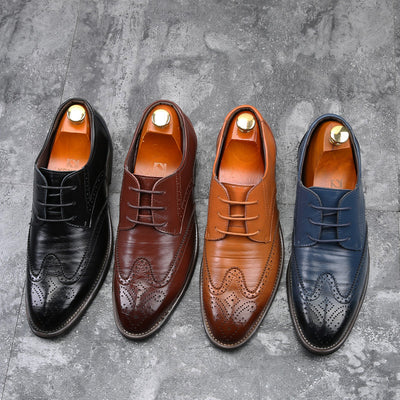 Zapatos Casuales de Cuero para Hombre con Cordones - Image 7