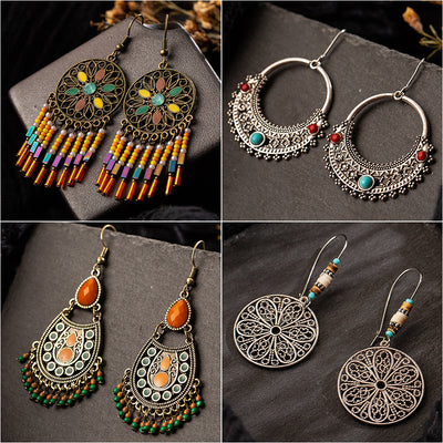 Aretes de Gota en Aleación Elegante
