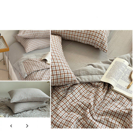 Colcha Reversible Cuadros Verano Lujo Cama Queen Ligera Transpirable - Image 17