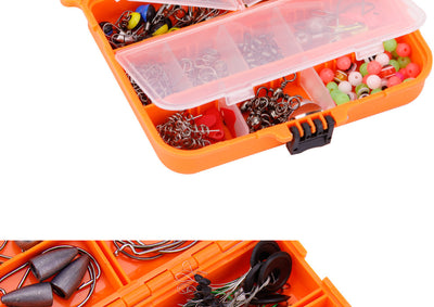 Kit Completo de 257 Accesorios para Pesca - Anzuelos, Señuelos y Equipos Texas - Image 9