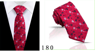 Corbata Casual Ejecutiva de Poliéster Jacquard para Hombre - Image 47