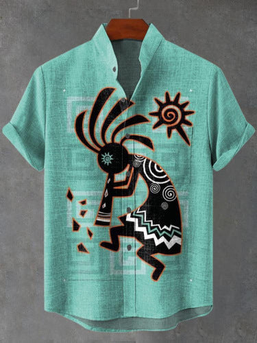 Playera Casual Digital 3D de Manga Corta para Hombre - Image 21