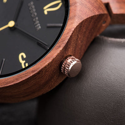 Reloj de Cuarzo Luminoso con Madera Natural - Image 6