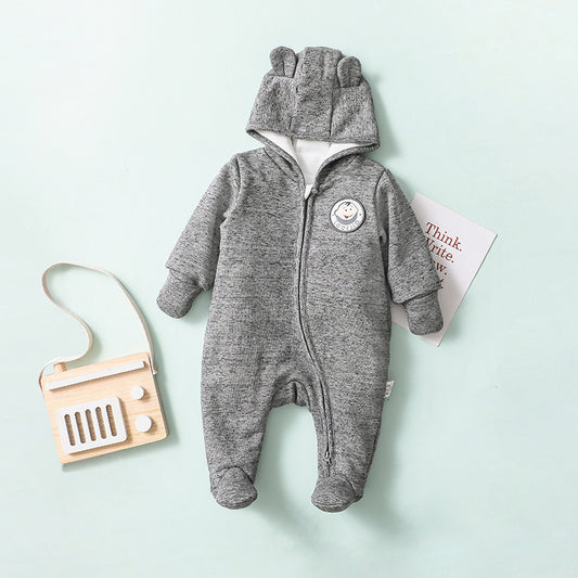 Pijama Mameluco Doble Capa de Algodón para Bebé Niño y Niña