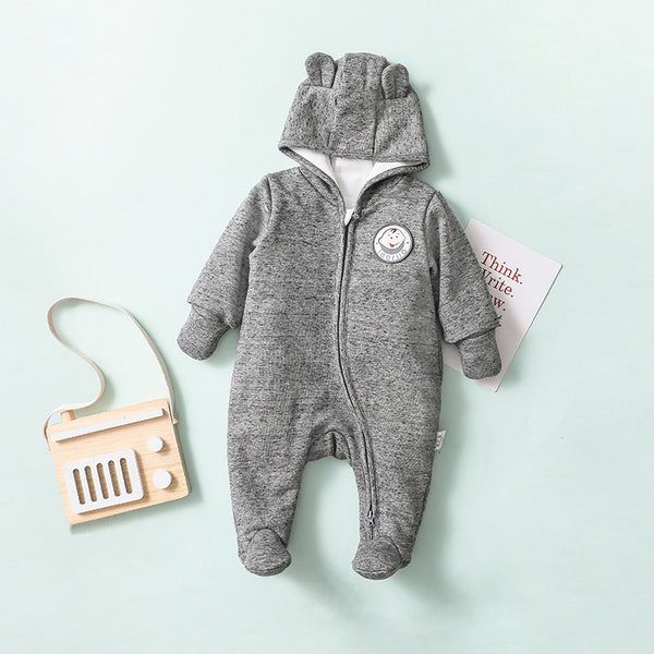 Pijama Mameluco Doble Capa de Algodón para Bebé Niño y Niña