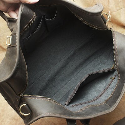 Bolso Bandolera de Cuero Genuino - Casual para Viajes - Image 7