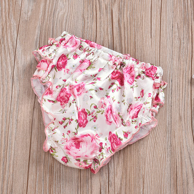 Conjunto de Dos Piezas: Falda Floral con Corona Bordada para Niñas - Image 7