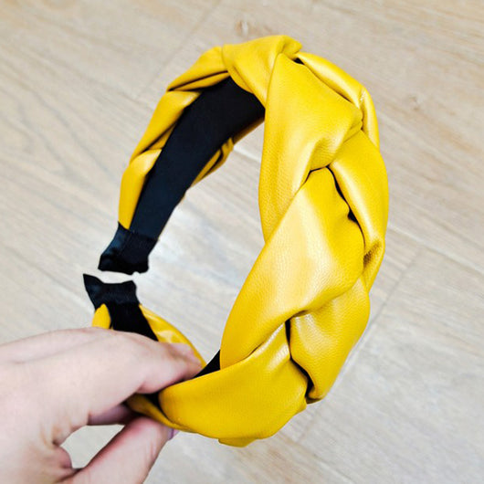 Diadema de Cuero Trenzado Estilo Europeo y Americano - Image 18
