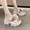 Sandalias Gruesas con Flores para Mujer - Estilo Trendy