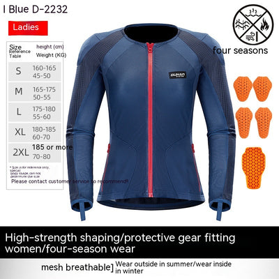 Equipo Protector Antiimpacto para Motociclismo - Ropa Transpirable Unisex Verano - Image 5