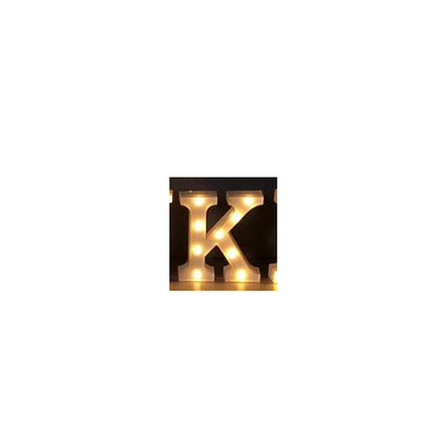 Letras y Números LED Luminosos para Decoración - Lámpara de Batería Romántica - Image 60