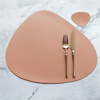 Mantel Individual Aislante de Cuero PU - Posavasos Antideslizante para Cocina - Image 29