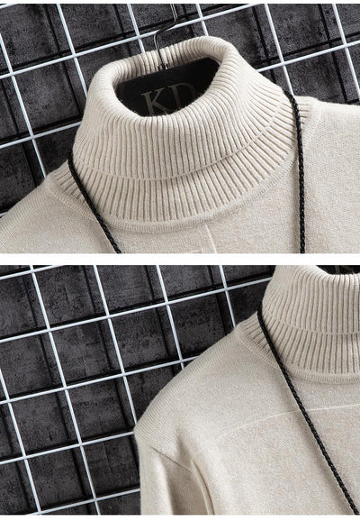 Suéter Tejido Cuello Alto para Estudiantes - Image 16
