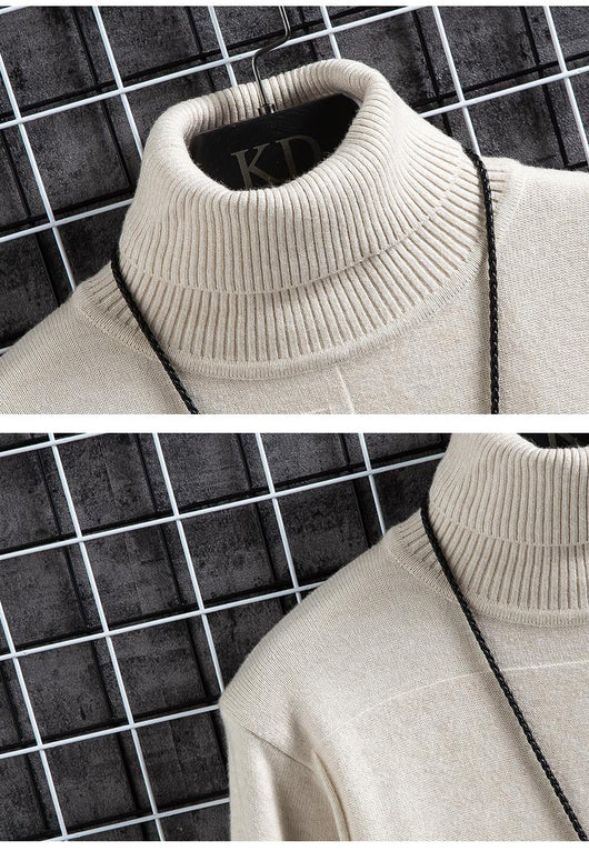 Suéter Tejido Cuello Alto para Estudiantes - Image 16