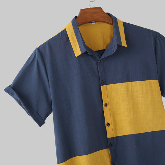 Camisa Cuadros Colorblock - Image 4