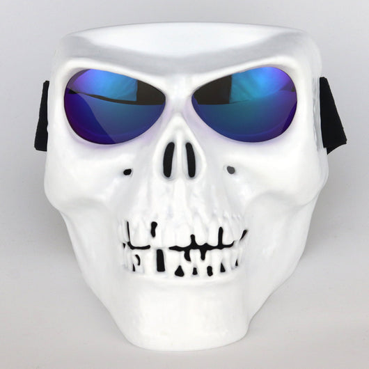 Máscara Cráneo para Motociclista con Gafas Integradas - Image 10