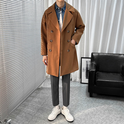 Abrigo de Lana Estilo Británico Hasta la Rodilla - Image 13