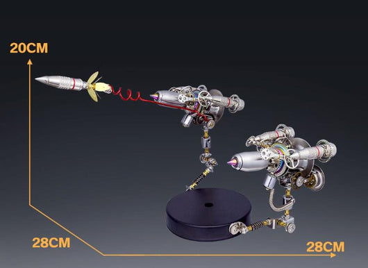 Kit de Ensamblaje Mecánico Conejo Aeroespacial - Juguete Educativo de Precisión - Image 11