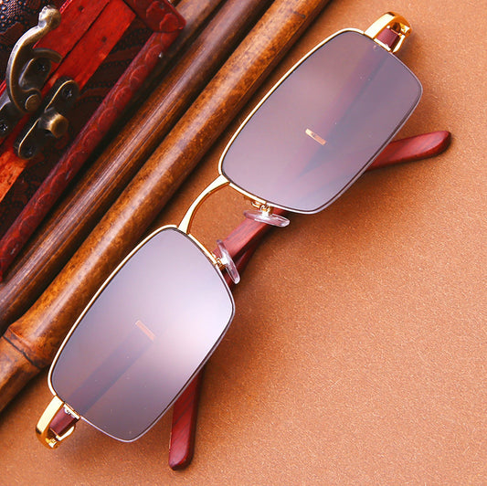Gafas de Sol con Patillas de Madera Cristal
