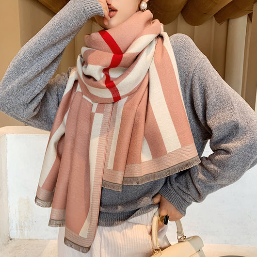 Chal Grueso para Invierno Mujer - Abrigo Versátil y Cálido - Image 9