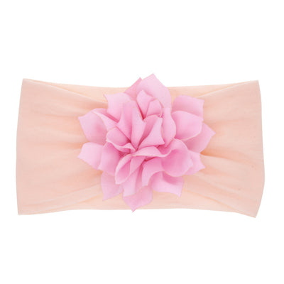 Diadema Elástica Infantil Flor Loto de Nylon - Image 10