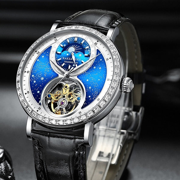 Reloj Automático Deportivo para Hombre Negocios Impermeable Elegante