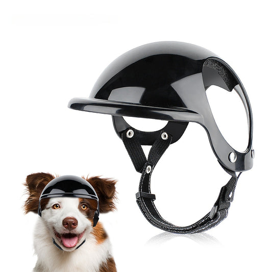 Casco de Seguridad para Mascotas en Moto - Protección Divertida para Perros y Gatos