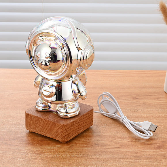 Lámpara Nocturna 3D Astronauta con Fuegos Artificiales - Decoración USB