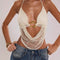 Blusa Escotada sin Espalda - Ajustada y Moderna para Mujer